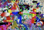 abstract digital image - colorful and busy detailed abstract images
