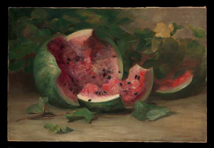 “Untitled ”(Cracked Watermelon), ca. 1890, Oil on canvas - The Metropolitan Museum of Art