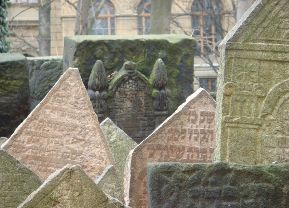 The old Jewish Cemetery in Prague