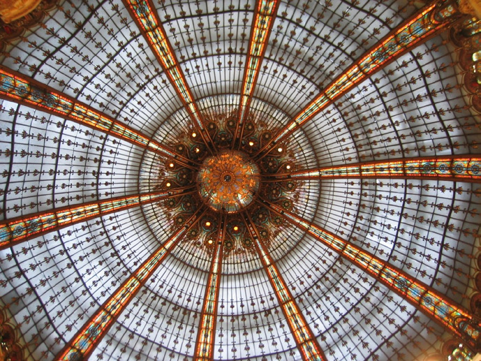 The Dome in Les Galeries Lafayette (detail)