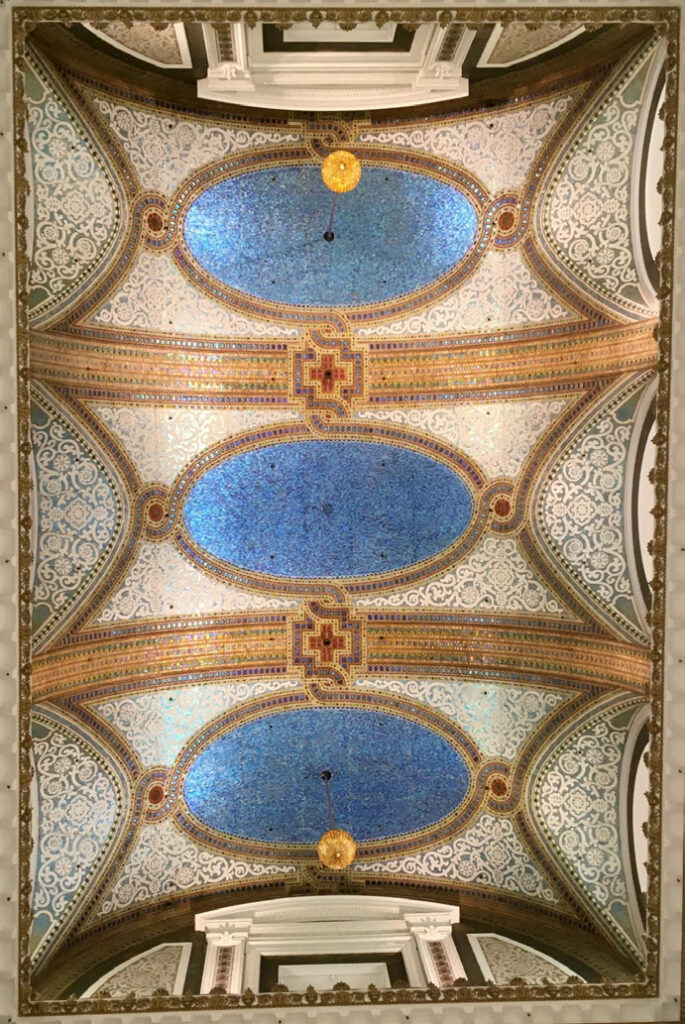 The Tiffany Dome in Macy’s in Chicago